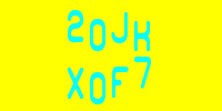 Blue Captcha Image