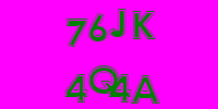 Blue Captcha Image