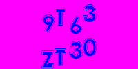 Blue Captcha Image
