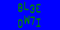 Blue Captcha Image