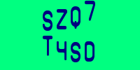 Blue Captcha Image