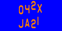 Blue Captcha Image