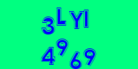 Blue Captcha Image