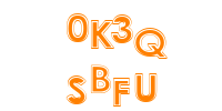 Blue Captcha Image