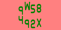 Blue Captcha Image