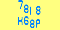 Blue Captcha Image