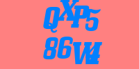 Blue Captcha Image