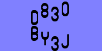 Blue Captcha Image