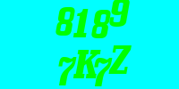 Blue Captcha Image