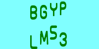 Blue Captcha Image