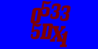 Blue Captcha Image