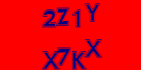 Blue Captcha Image