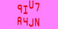 Blue Captcha Image