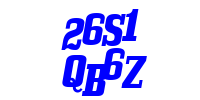 Blue Captcha Image