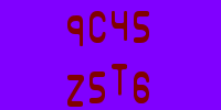 Blue Captcha Image