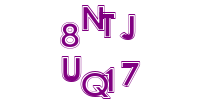 Blue Captcha Image