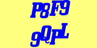 Blue Captcha Image