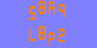Blue Captcha Image