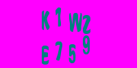 Blue Captcha Image