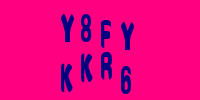 Blue Captcha Image