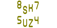 Blue Captcha Image