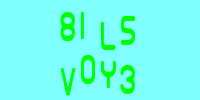 Blue Captcha Image