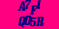 Blue Captcha Image