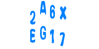 Blue Captcha Image