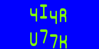 Blue Captcha Image