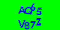 Blue Captcha Image
