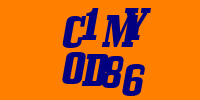 Blue Captcha Image