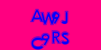 Blue Captcha Image