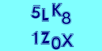 Blue Captcha Image