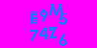 Blue Captcha Image