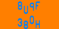 Blue Captcha Image