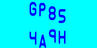 Blue Captcha Image