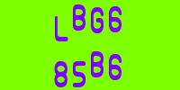 Blue Captcha Image
