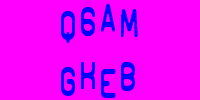 Blue Captcha Image