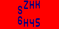 Blue Captcha Image