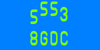 Blue Captcha Image