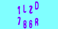 Blue Captcha Image