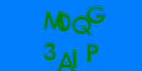 Blue Captcha Image