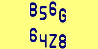 Blue Captcha Image