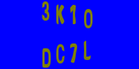 Blue Captcha Image