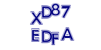 Blue Captcha Image