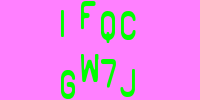 Blue Captcha Image