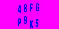 Blue Captcha Image