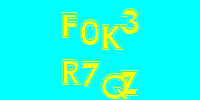 Blue Captcha Image