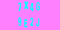 Blue Captcha Image