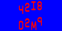 Blue Captcha Image